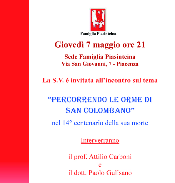 Locandina 7 maggio